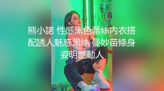 熊小諾 性感黑色蕾絲內衣搭配誘人魅惑黑絲 曼妙苗條身姿明艷動人