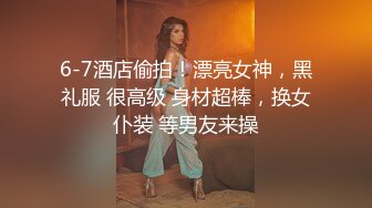 6-7酒店偷拍！漂亮女神，黑礼服 很高级 身材超棒，换女仆装 等男友来操